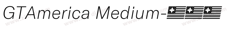 GTAmerica Medium字体转换